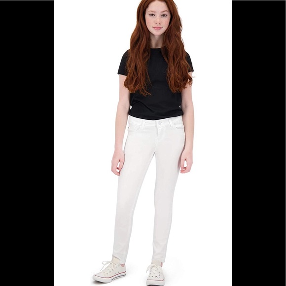 7 For All Mankind Super Skinny Jeans in Clean White - Picture 3 of 17